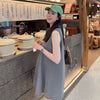 Plus Size Summer New-Style Casual Sleeveless Relaxed Fit Dress Fits 331 lb