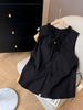 Plus Size Women's Summer New-Style Chiffon Sleeveless Relaxed Fit Blouse Fits 331 lb