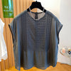 Plus Size Women's Summer Casual Sleeveless Relaxed Fit Shirt Fits 331 lb