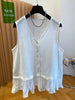Plus Size Women's New-Style Sleeveless Relaxed Fit Vest Fits 331 lb