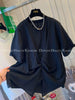 Plus Size Women's Summer New-Style Bow Short-Sleeve T-Shirt Fits 331 lb