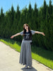 Plus Size Women's Summer Fashionable Casual Short-Sleeve Two-Piece Set