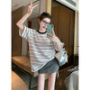 Plus Size Women's Summer Short-Sleeve Relaxed Fit T-Shirt Fits 331 lb