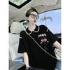 Plus Size Women's Summer Casual Short-Sleeve Relaxed Fit T-Shirt Fits 331 lb