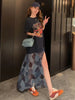 Plus Size Spring Summer Fashionable New-Style Printed Two-Piece Set Fits 331 lb