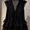 Plus Size Summer New-Style Design Patchwork Chiffon Sleeveless Relaxed Fit Shirt Fits 331 lb
