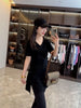 Plus Size Women's Summer New-Style Short-Sleeve Relaxed Fit T-Shirt Fits 220-331 lb