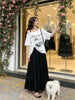 Plus Size Women's Summer New-Style Relaxed Fit Two-Piece Set Fits 88-331 lb
