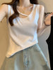 Plus Size Women's Summer Casual Sleeveless Relaxed Fit Vest Fits 88-331 lb