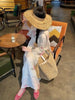 Plus Size Women's French-Style Elegant Printed Relaxed Fit Dress Fits 331 lb
