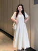 Plus Size Summer French-Style Dress Fits 265 lb