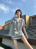 Plus Size Women's Summer Casual Relaxed Fit Two-Piece Set Fits 276 lb