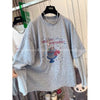 Plus Size Women's Summer New-Style Patchwork Mesh Short-Sleeve Relaxed Fit T-Shirt Fits 331 lb