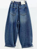 Plus Size Women's Casual Denim Relaxed Fit Pants Fits 331 lb