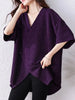 Plus Size Women's Summer Casual Design Knitted Relaxed Fit Sweater Fits 331 lb