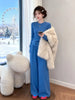 Plus Size Women's Casual Two-Piece Set Fits 331 lb