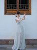 Polka Dot Roman Holiday French Halter Neck Dot Long Dress