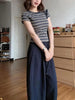 Plus Size Women's Summer Fashionable Casual Short-Sleeve Relaxed Fit Two-Piece Set Fits 331 lb