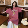 Plus Size Women's New-Style Lace Patchwork Short-Sleeve Relaxed Fit Dress Fits 331 lb