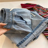 Plus Size Women's Summer New-Style Casual Denim Relaxed Fit Pants Fits 331 lb