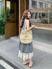 Plus Size Women's Summer Lace Patchwork Sleeveless Relaxed Fit Dress Fits 331 lb