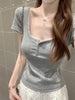 Plus Size Women's Summer Casual Short-Sleeve T-Shirt Fits 88-331 lb