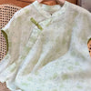 Plus Size Women's Summer French-Style New-Style Floral Short-Sleeve Shirt Fits 331 lb