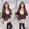 Plus Size Women's Summer Casual Patchwork Short-Sleeve Relaxed Fit T-Shirt Fits 331 lb