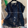 Plus Size Women's Summer New-Style Casual Design Chiffon Short-Sleeve Relaxed Fit Blouse Fits 331 lb