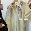 Plus Size Women's Summer Elegant Casual Short-Sleeve Relaxed Fit Shirt Fits 220-331 lb
