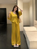 Plus Size Women's Summer Casual Short-Sleeve Relaxed Fit Two-Piece Set Fits 331 lb