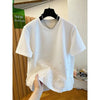 Plus Size Women's Summer Patchwork Mesh Short-Sleeve T-Shirt Fits 331 lb