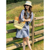 Plus Size Women's Summer Casual Short-Sleeve Relaxed Fit Dress Fits 331 lb