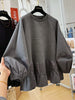Plus Size Women's New-Style Long-Sleeve Relaxed Fit Sweatshirt Fits 331 lb