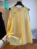 Plus Size Women's Summer New-Style Sleeveless Relaxed Fit Shirt Fits 331 lb