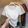 Plus Size Women's Summer Casual Short-Sleeve T-Shirt Fits 331 lb