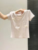 Plus Size Women's Summer Casual Bow Printed Short-Sleeve T-Shirt Fits 331 lb