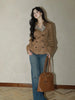 Supermodel-Inspired Pear-Shaped Light Blue Ultra-Chic Wide-Leg Slightly Flared Pants for Autumn