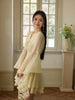 Cheese Petit Cake Lace French Lightweight Resort Style Print Long Sleeve