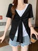 Plus Size Women's Summer Casual Short-Sleeve T-Shirt Fits 331 lb