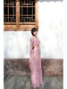 Fallen Petals on a Gentle Pink Qipon Retro Floral Trim New Chinese Style Fresh and Delicate Hollow-Out Young Women's Set
