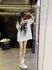 Plus Size Women's Design Printed Short-Sleeve Relaxed Fit T-Shirt Fits 331 lb