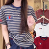 Plus Size Women's Summer New-Style Design Embroidered Short-Sleeve T-Shirt Fits 331 lb