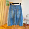 Plus Size Women's Summer Casual Denim Relaxed Fit Pants Fits 331 lb