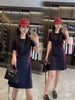 Plus Size Summer Fashionable New-Style Casual Short-Sleeve Dress Fits 331 lb