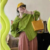 Plus Size Spring Summer New-Style Relaxed Fit Shirt Fits 331 lb