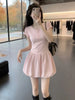 Plus Size Women's Summer Short-Sleeve Dress Fits 331 lb