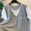 Plus Size Women's Spring Summer New-Style Patchwork Knitted Short-Sleeve Relaxed Fit Cardigan Fits 331 lb