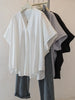 Plus Size Women's Summer Design Short-Sleeve Relaxed Fit Shirt Fits 331 lb