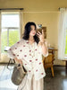 Plus Size Printed Relaxed Fit Shirt Fits 220-331 lb